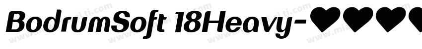 BodrumSoft 18Heavy字体转换